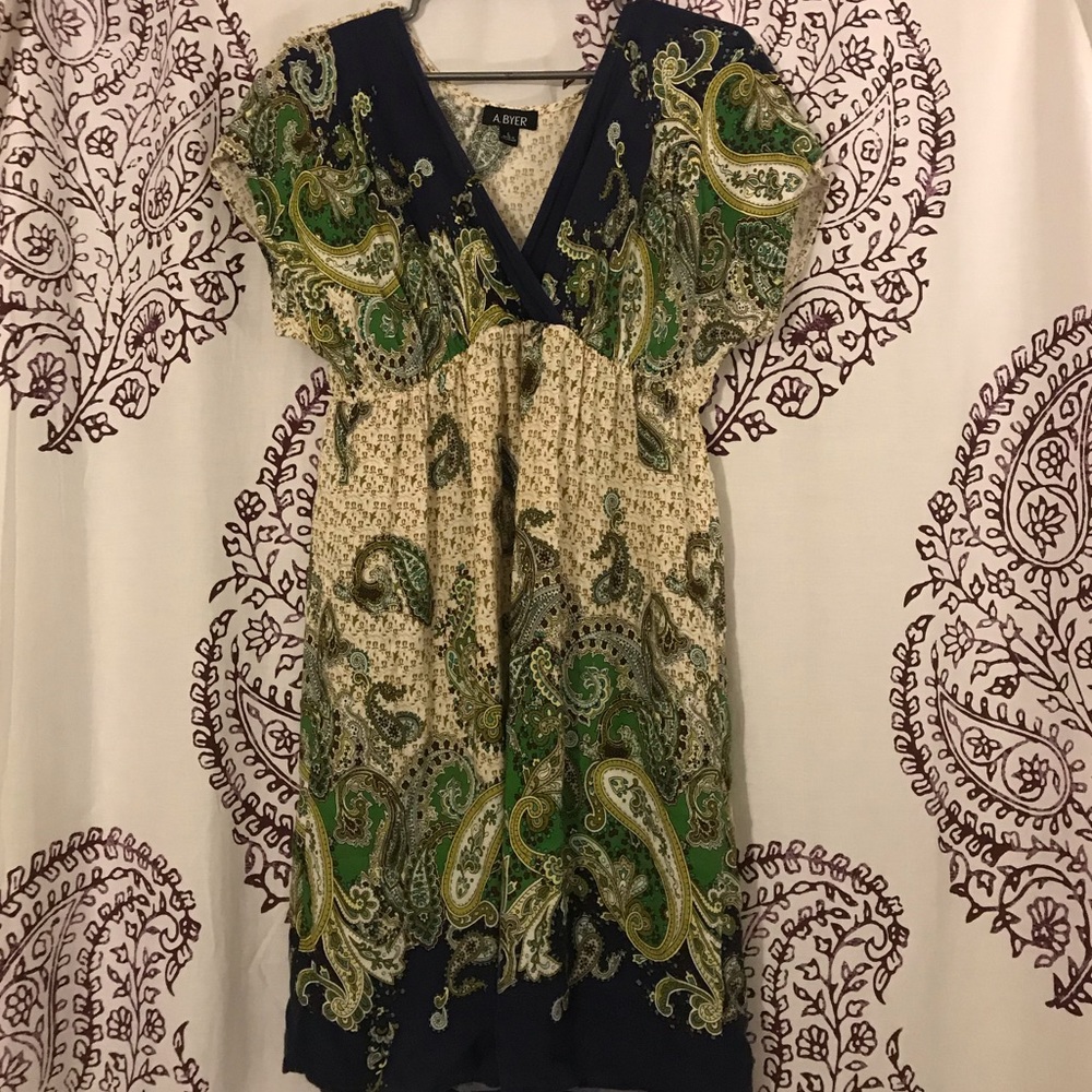 Paisley Pattern Dress